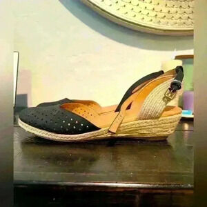 Espadrille Wedge Sandal - worn once